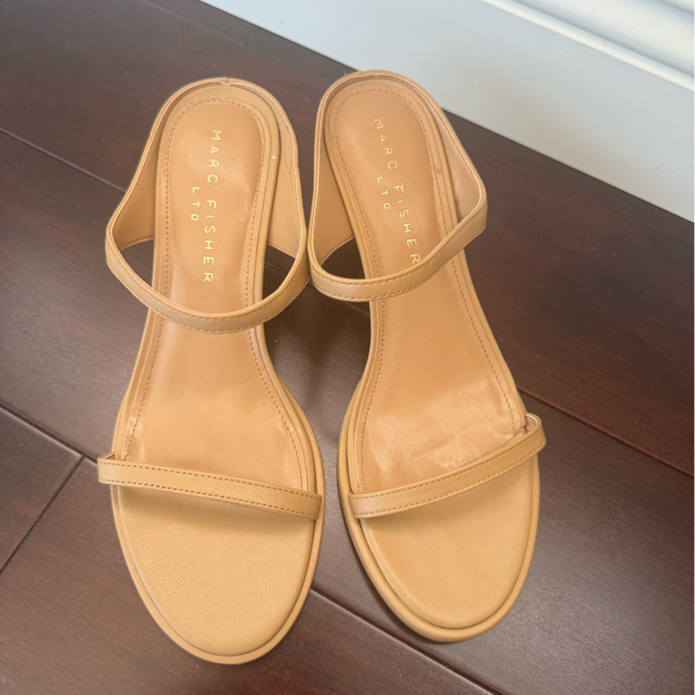 Marc Fisher Light Brown Women's Sandals